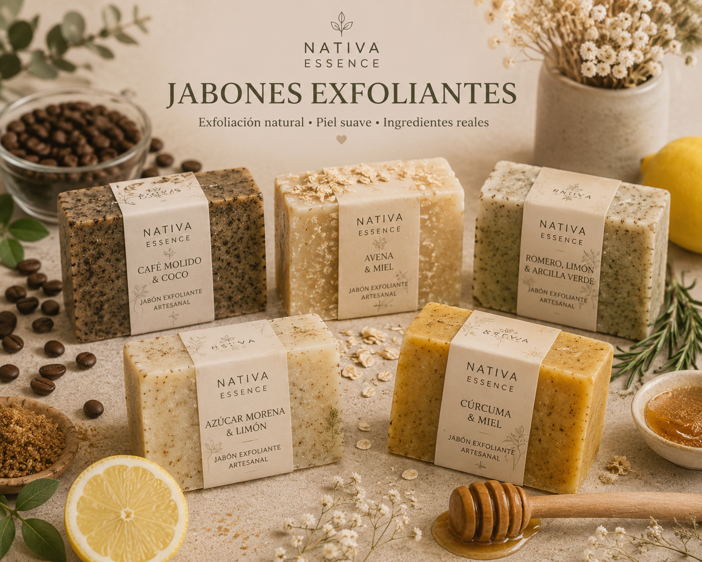 🧽 Jabones Exfoliantes