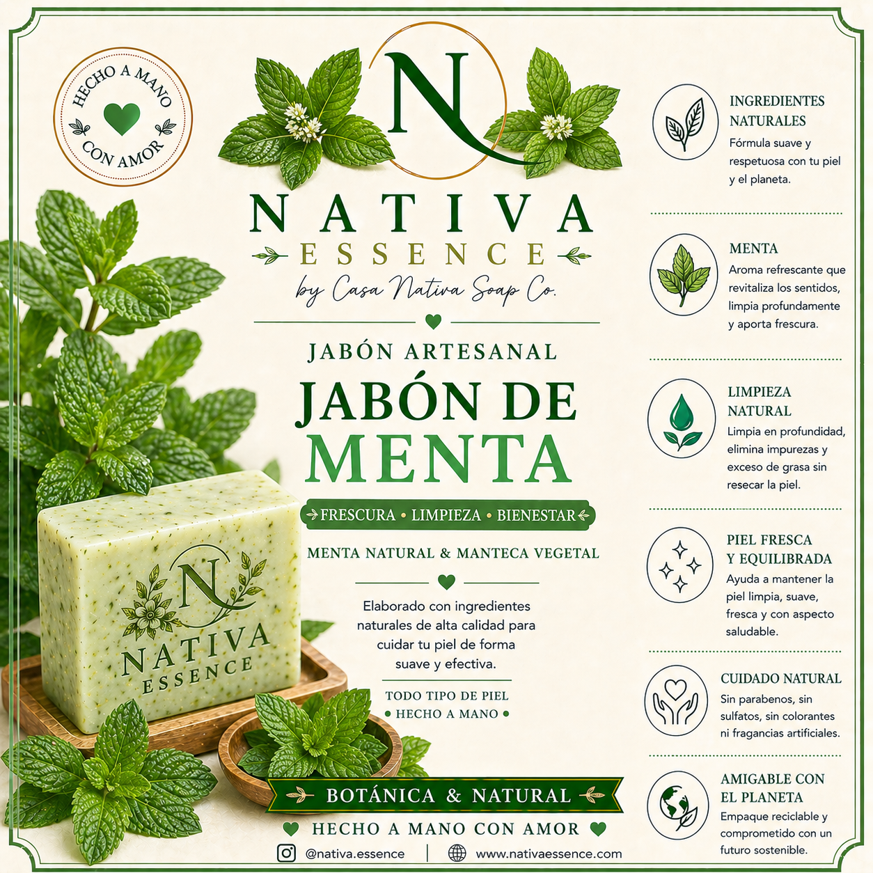 Jabón de Menta