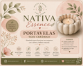Portavelas Artesanal — Yeso Cerámico